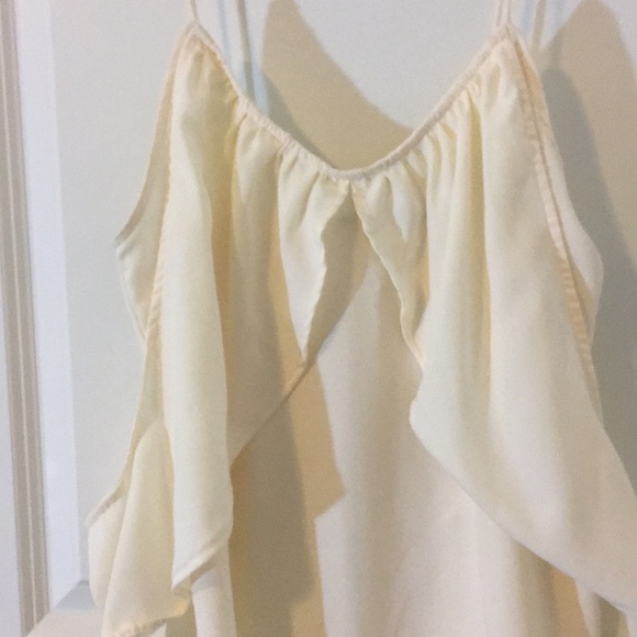 Chic, spaghetti strap cream dress - Picture 3 of 4
